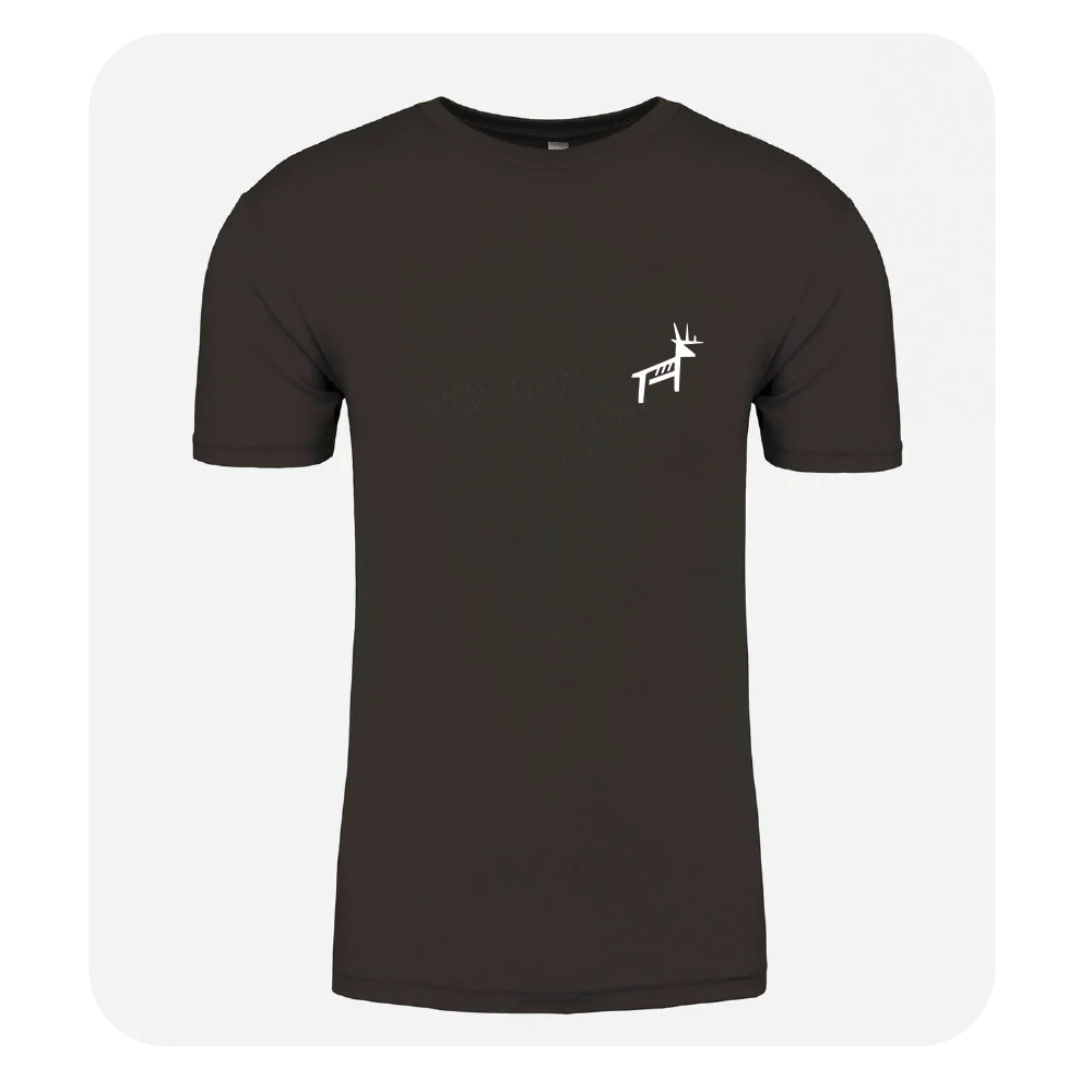 Dark Charcoal Buck in the Truck Tee - Image 2