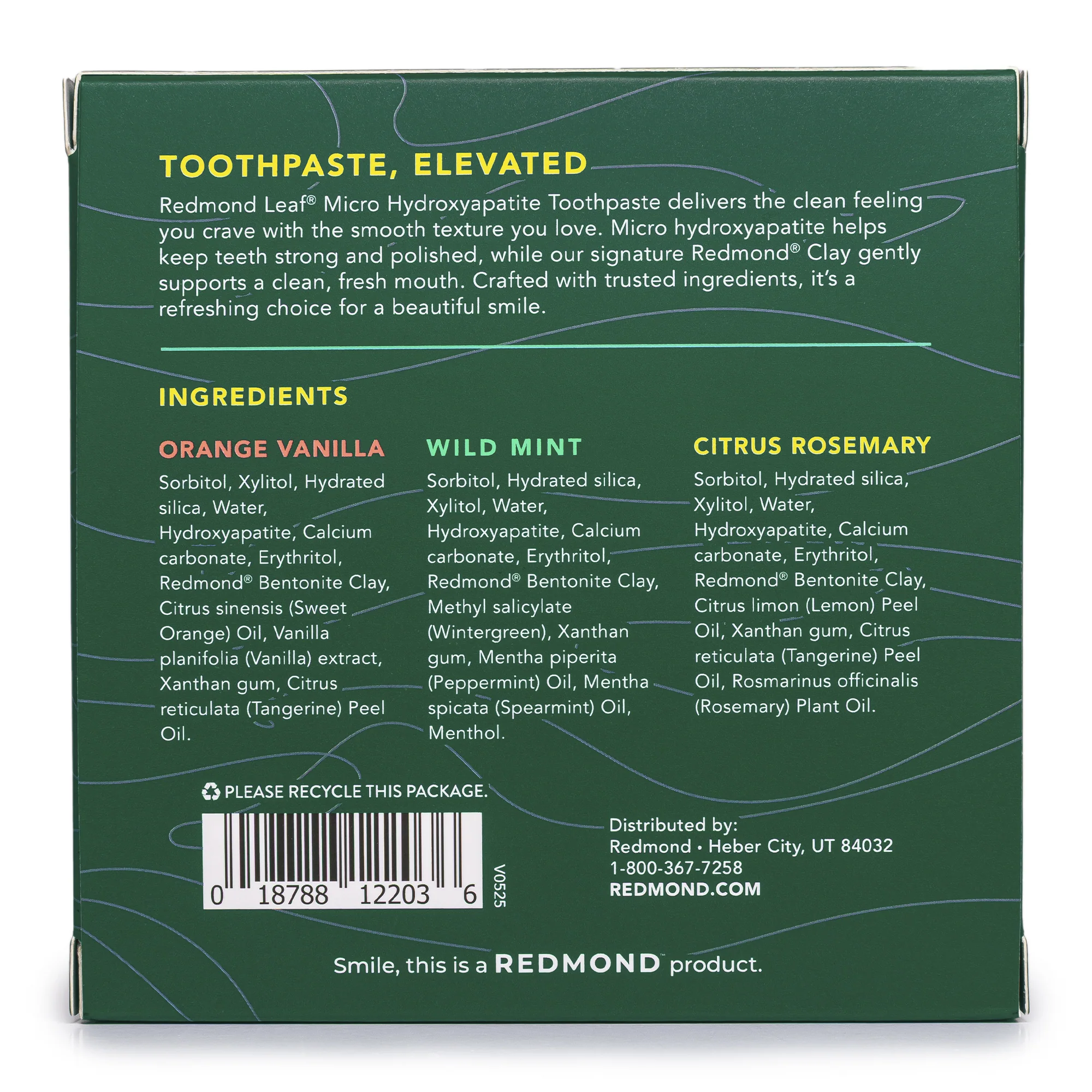 Leaf Toothpaste Variety Pack (3 Count, 1 oz Tube of each flavor) - Image 3