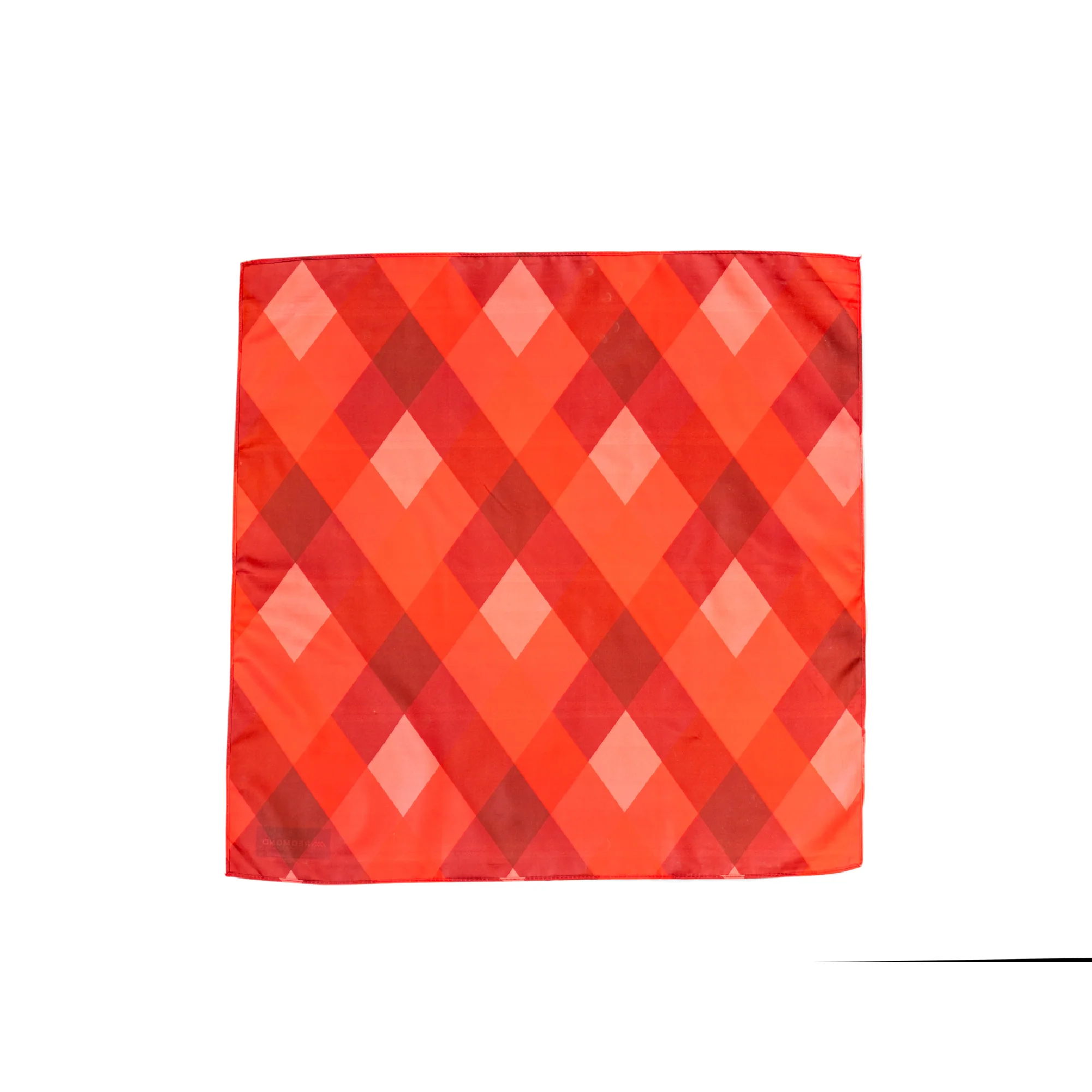 Redmond Bandana, Red Plaid - Image 2