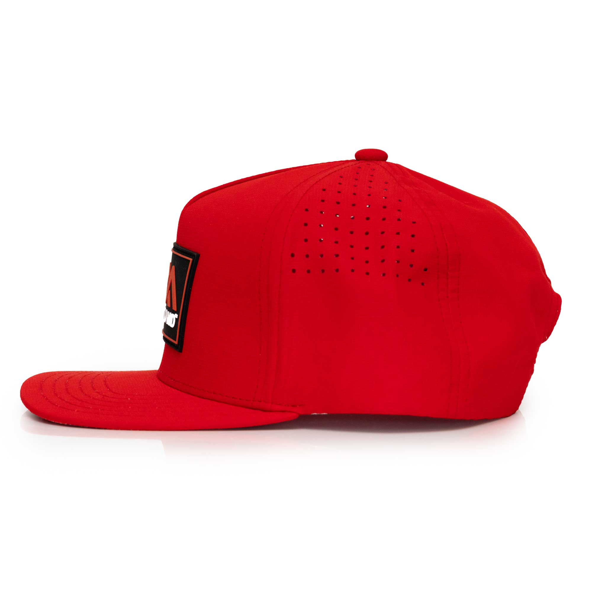 Redmond Peaks Logo Snapback Hat - Red - Image 2