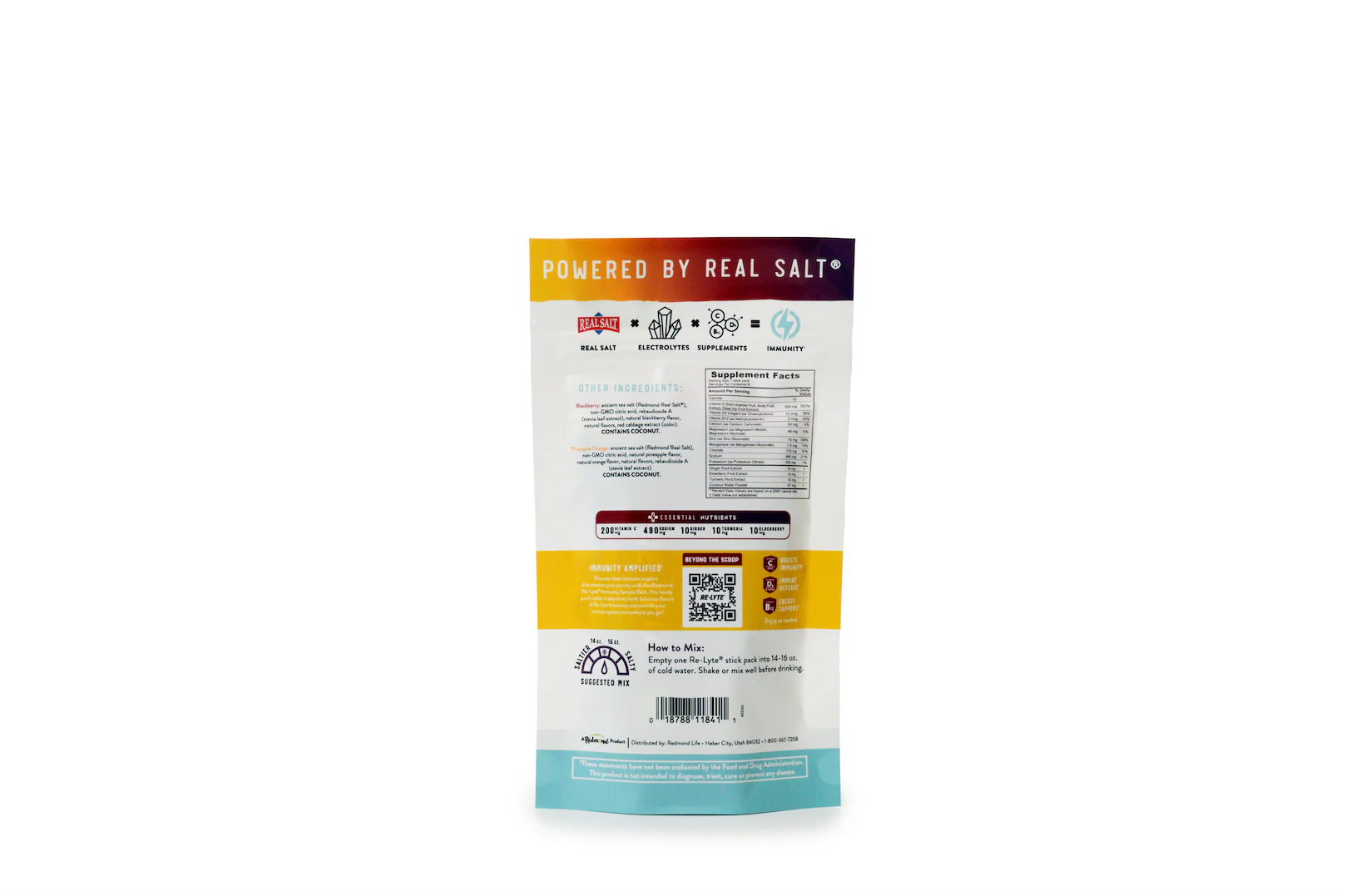 Re-Lyte Immunity Electrolyte Powder Sample Stick Pack - Image 10