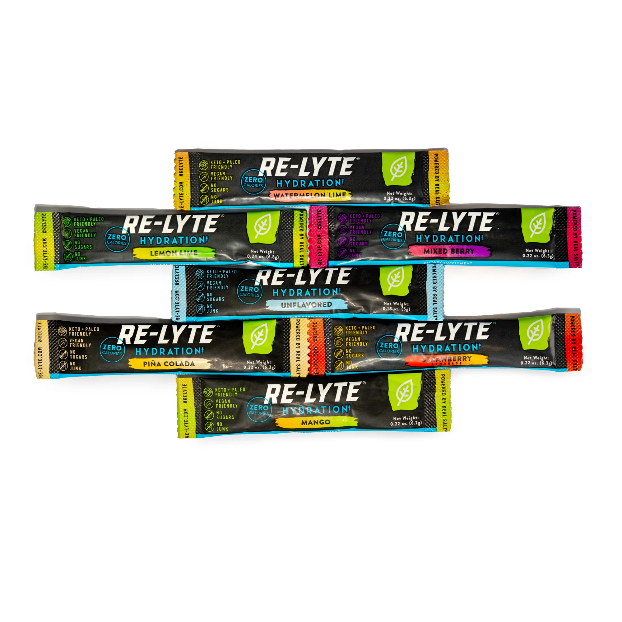 Re-Lyte® Hydration Electrolyte Powder Stick Packs / 30 Count Variety Pack - Image 14