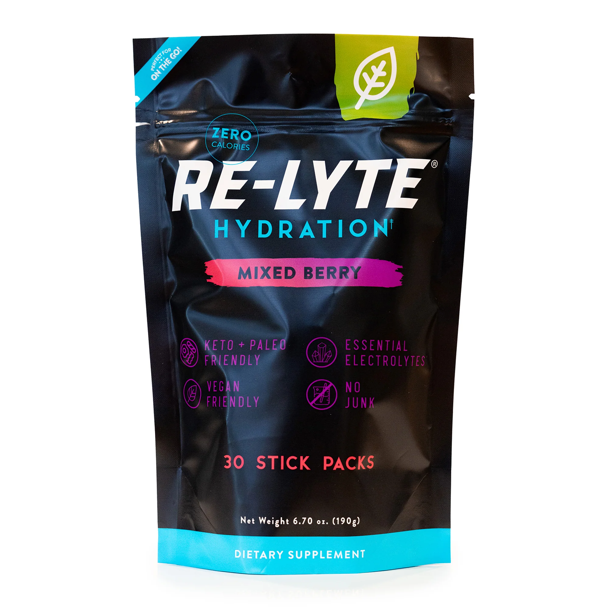 Re-Lyte® Hydration Electrolyte Powder Stick Packs / 30 Count Variety Pack - Image 20