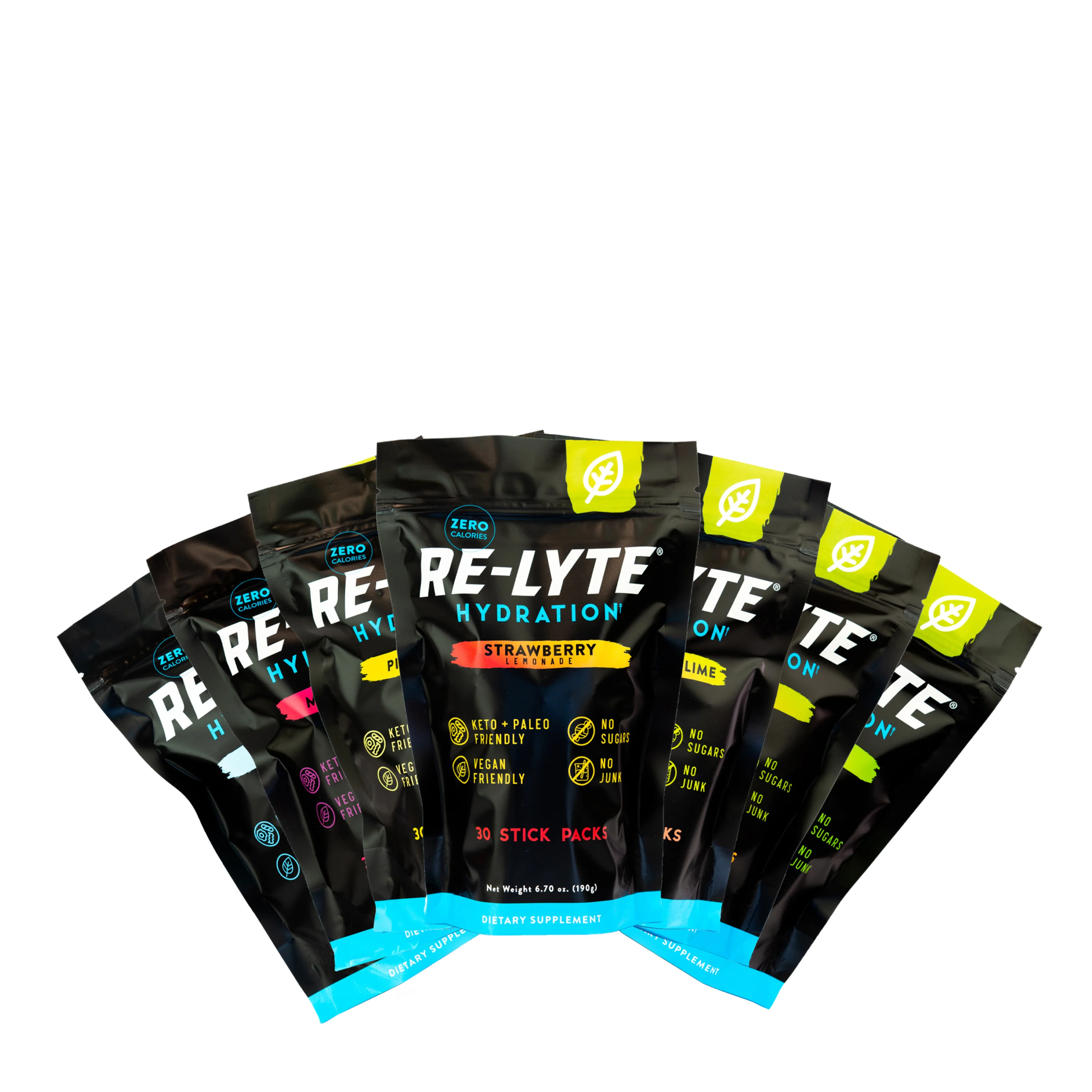 Re-Lyte® Hydration Electrolyte Powder Stick Packs / 30 Count Variety Pack - Image 4