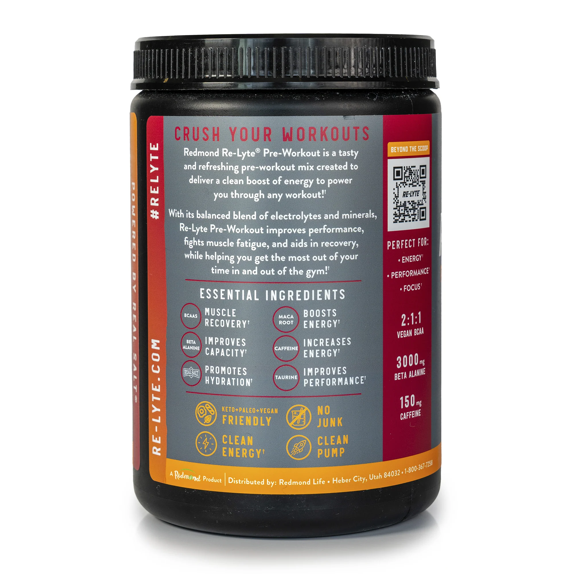Re-Lyte Pre-Workout Electrolyte Powder 30 Servings - Image 5