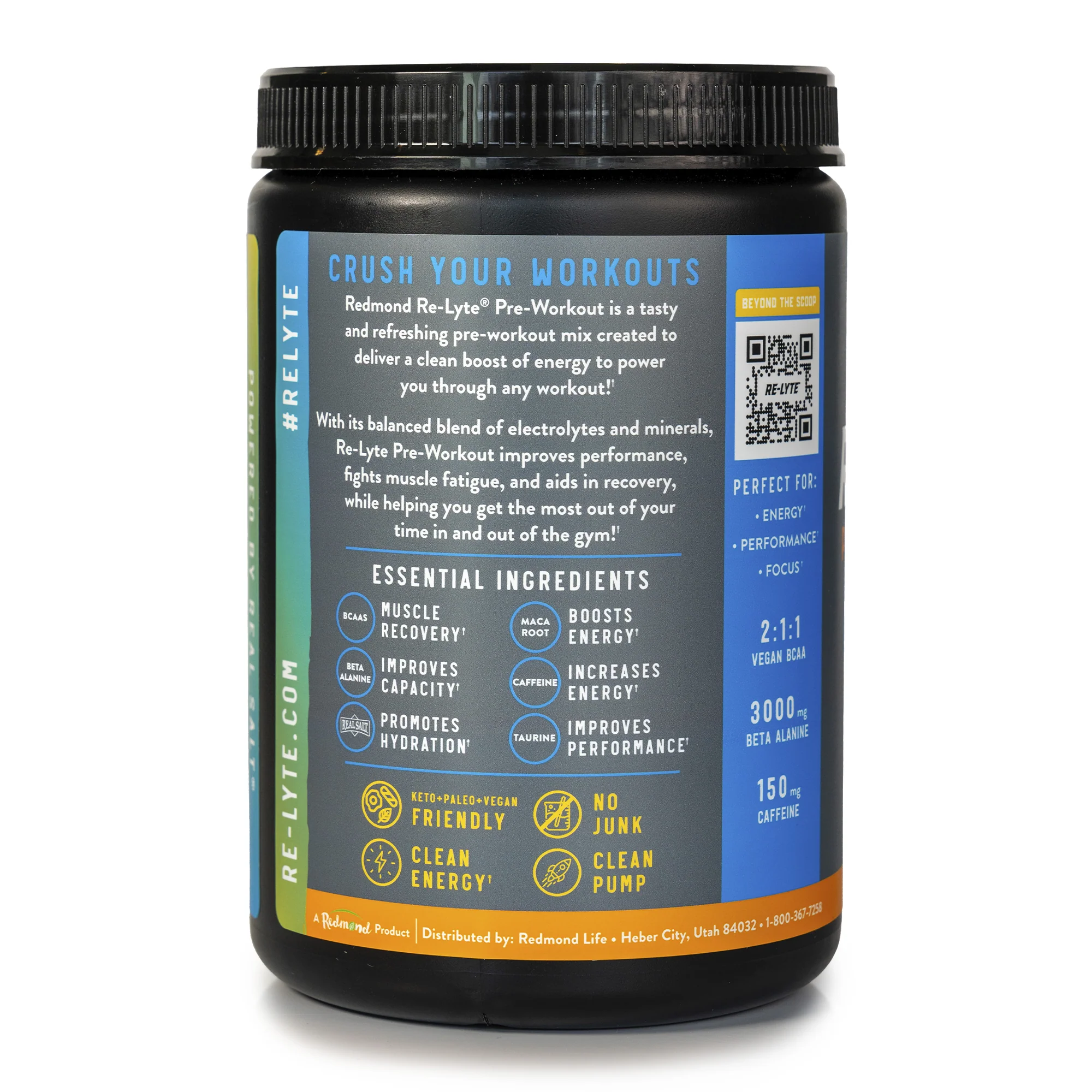 Re-Lyte Pre-Workout Electrolyte Powder 30 Servings - Image 9