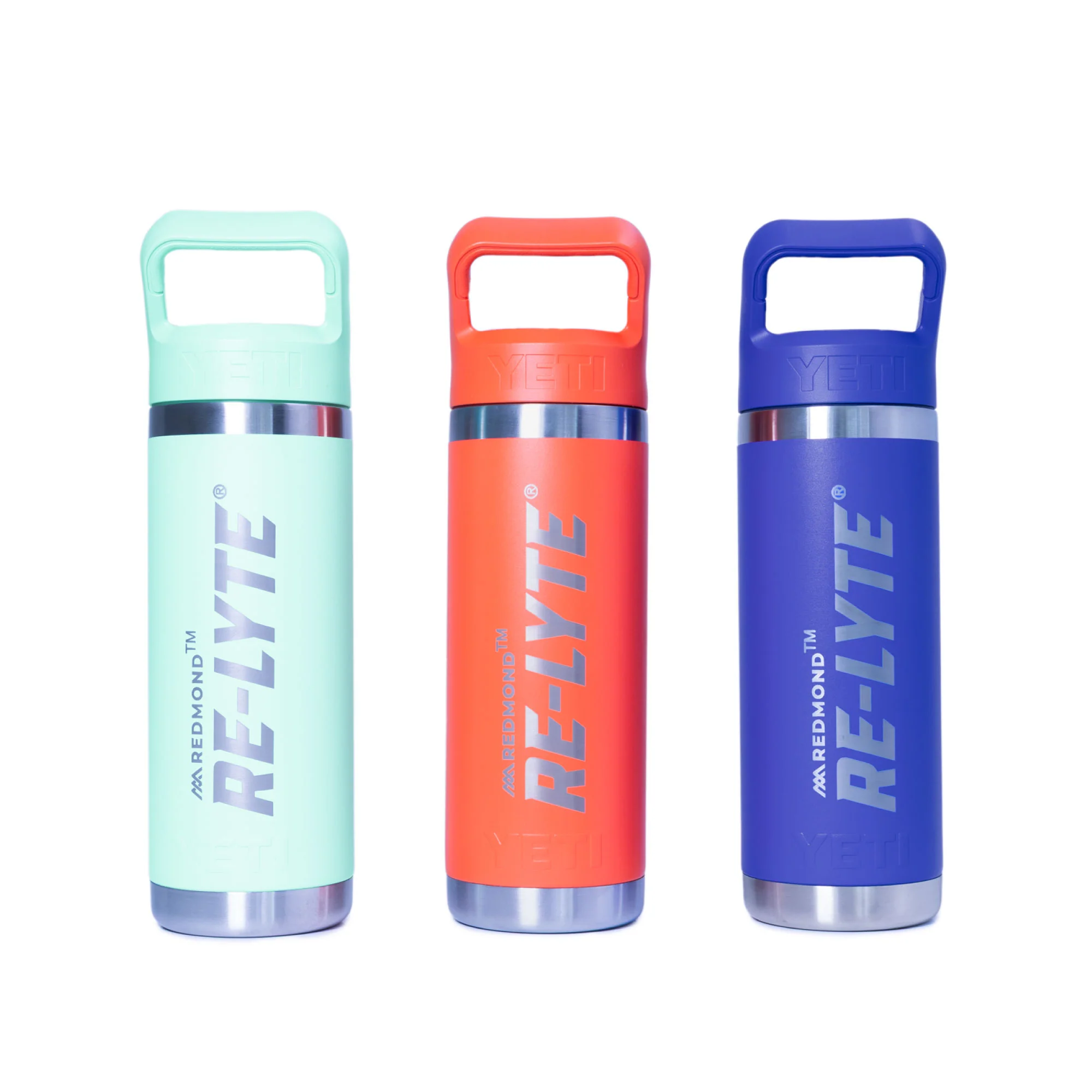 Re-Lyte Yeti Insulated Water Bottle 18 oz. (Seafoam, Papaya, Violet)