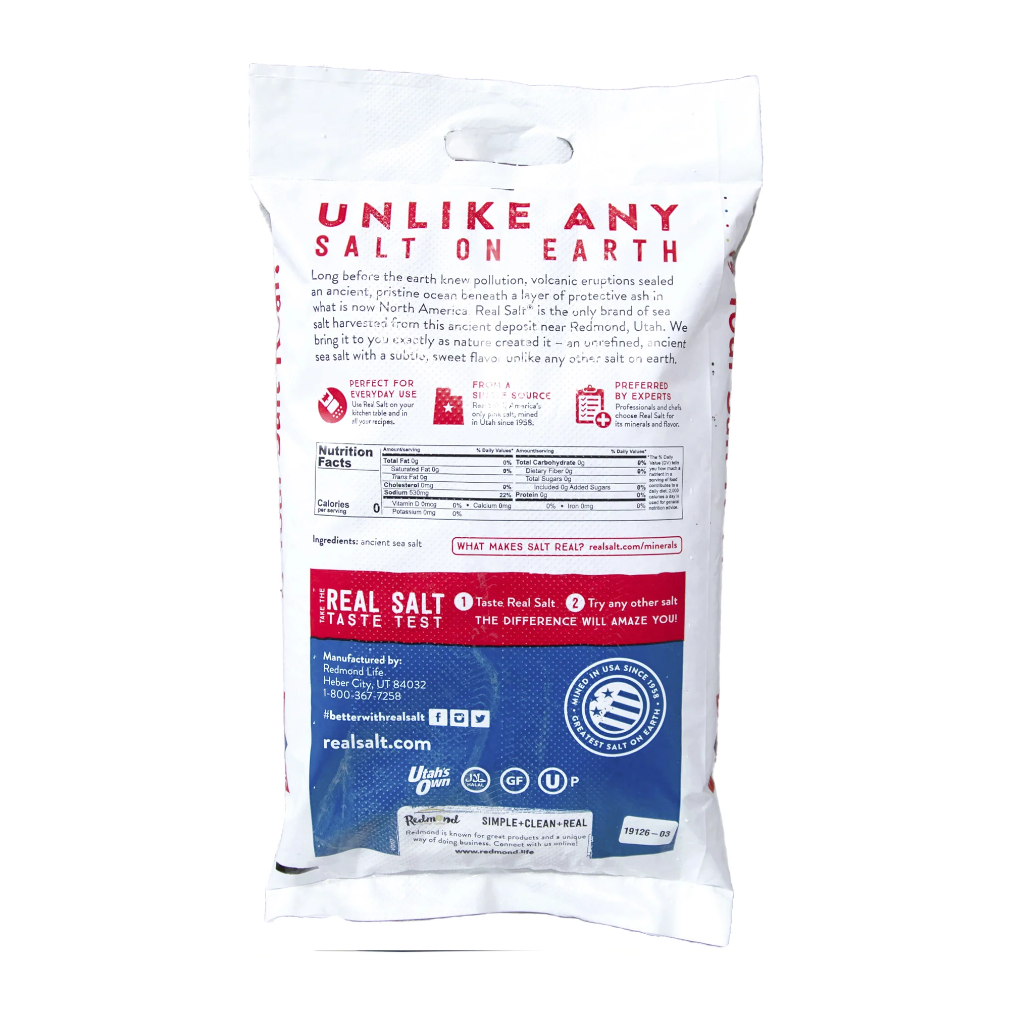Real Salt Coarse 25 lb Bag - Image 2