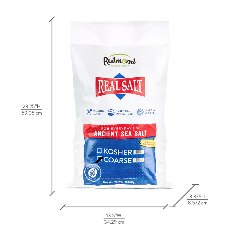 Real Salt Coarse 25 lb Bag - Image 4
