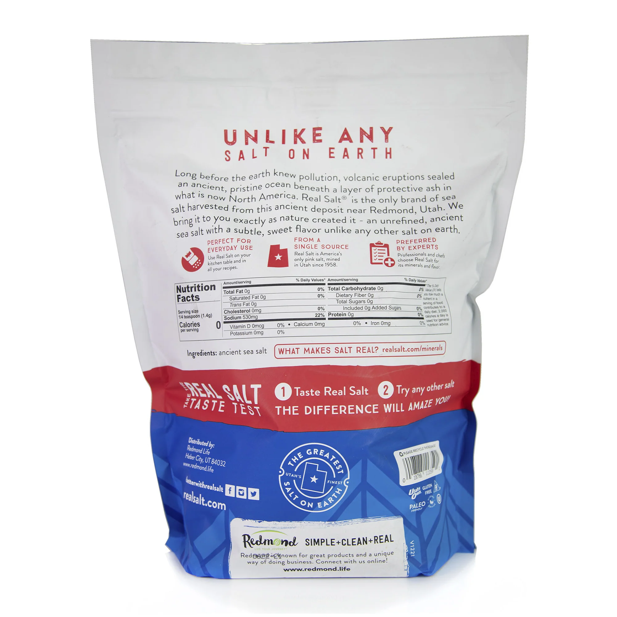 Real Salt Fine 10 lb Bag - Image 3