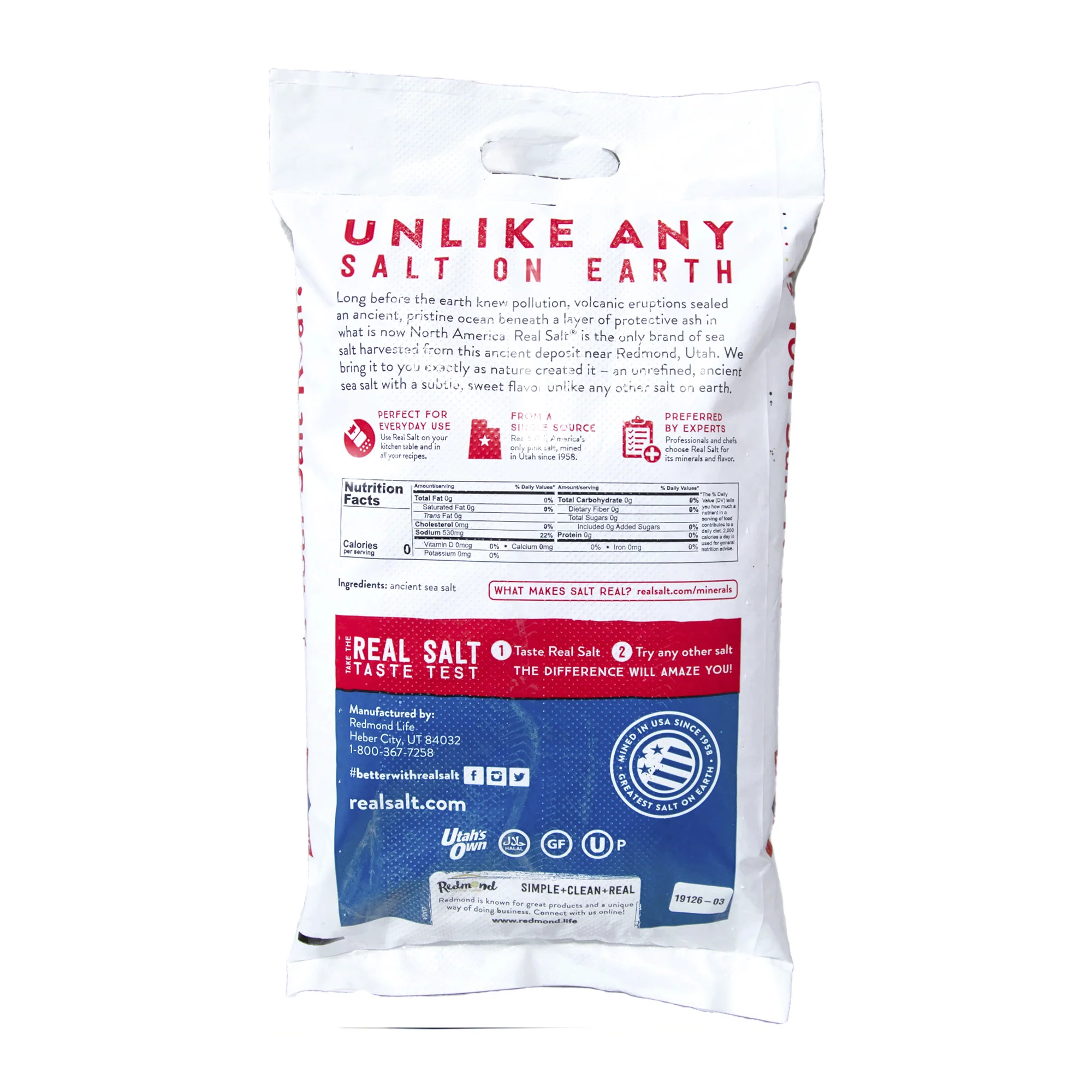 Real Salt Kosher 25 lb Bag - Image 2