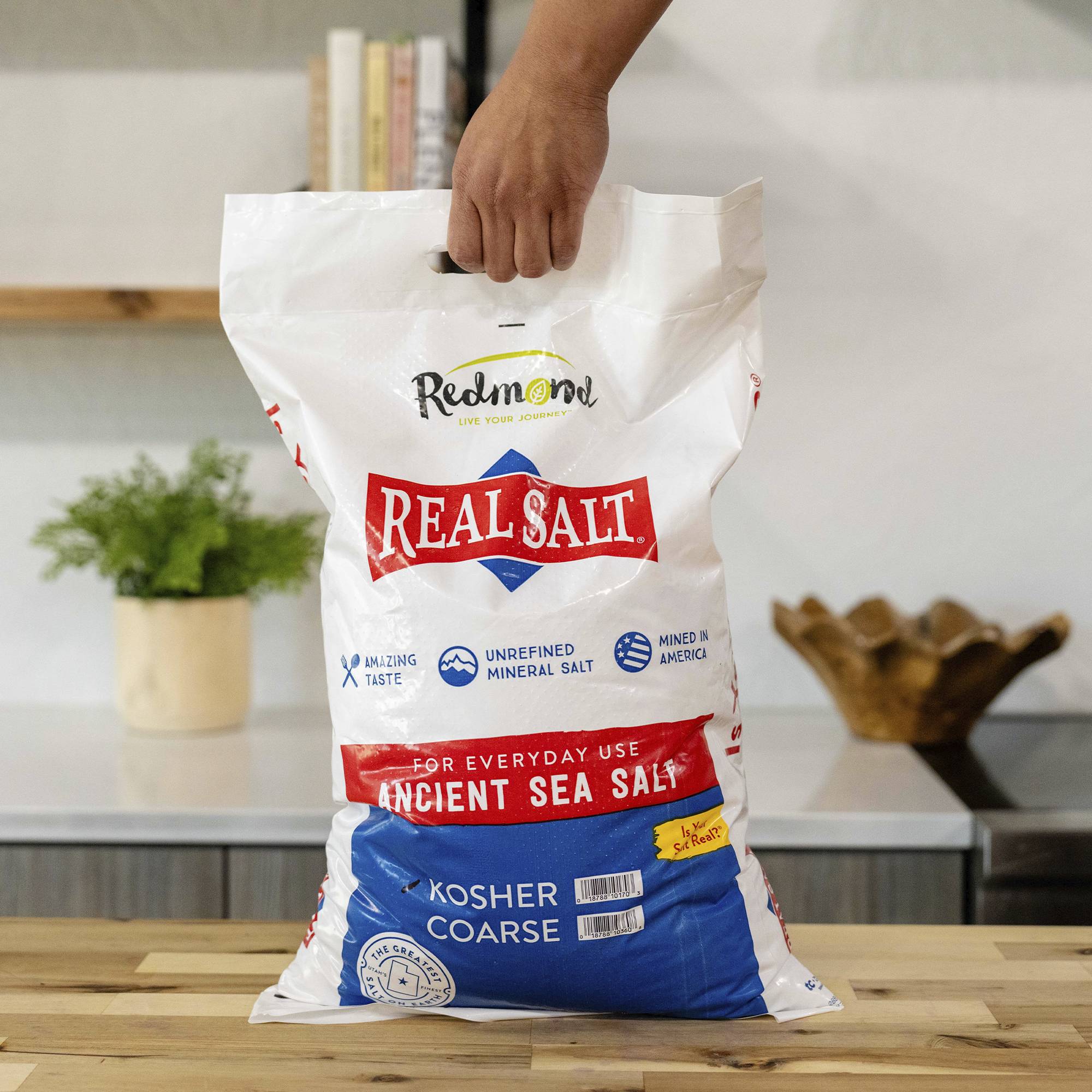 Real Salt Kosher 25 lb Bag - Image 3