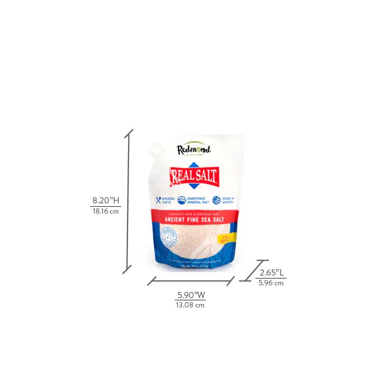 Real Salt Fine 26 oz Pouch - Image 4