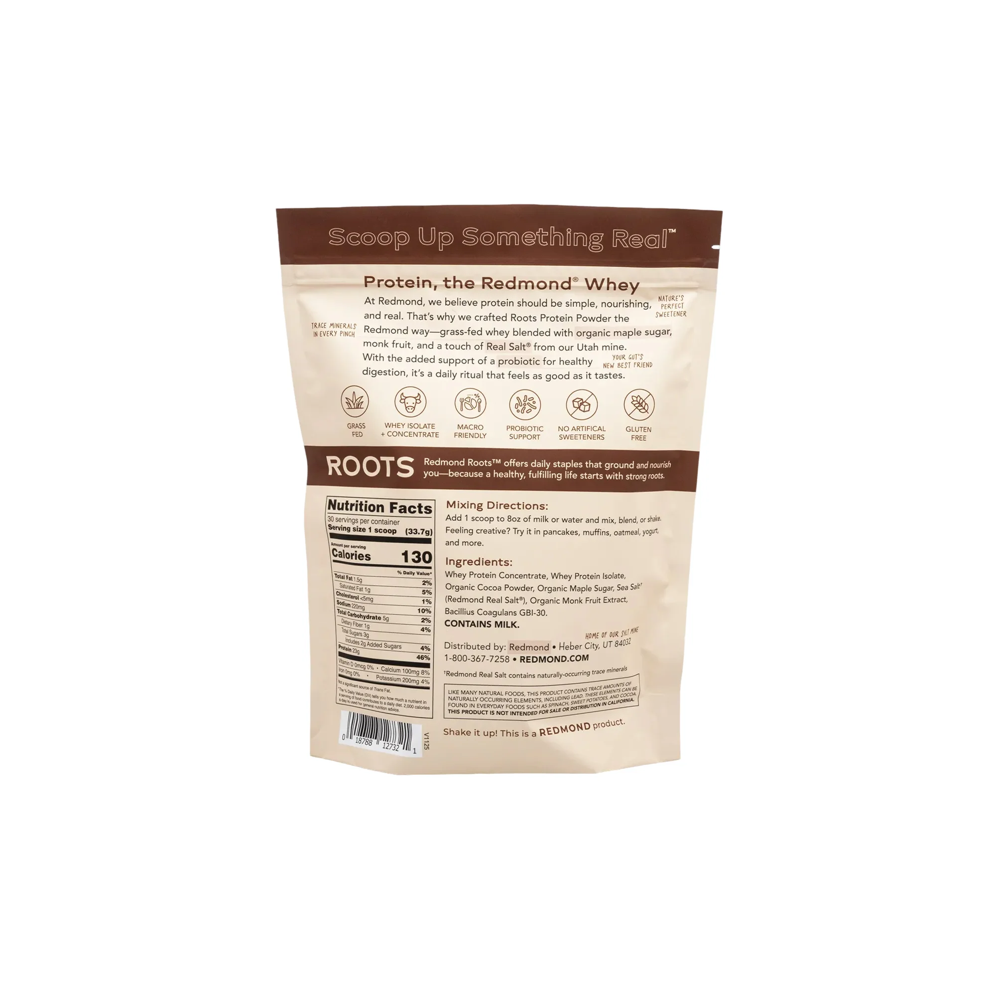 Redmond Roots Protein Powder (30 servings) - Image 3