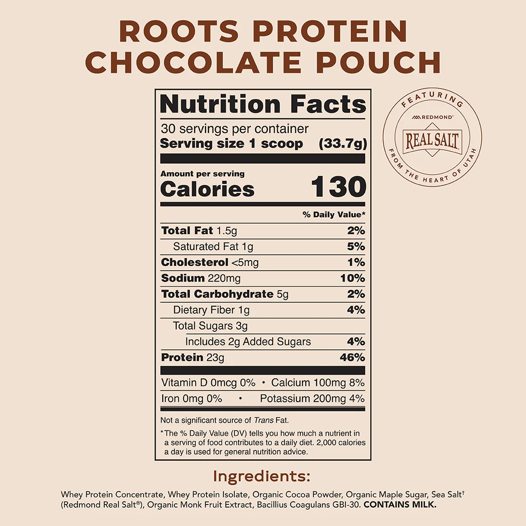 Redmond Roots Protein Powder (30 servings) - Image 4