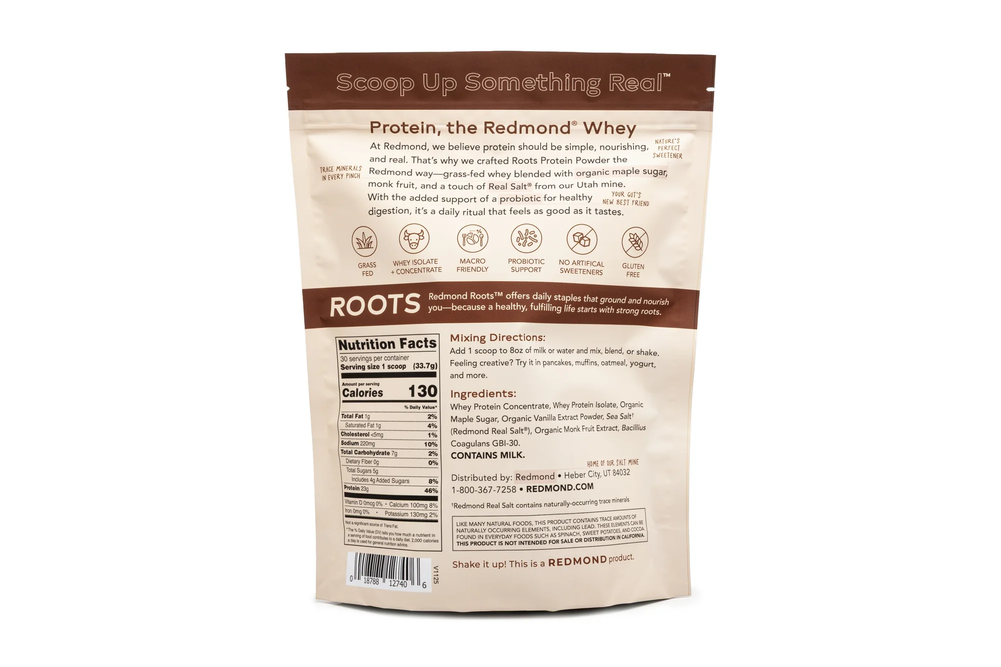 Redmond Roots Protein Powder (30 servings) - Image 7
