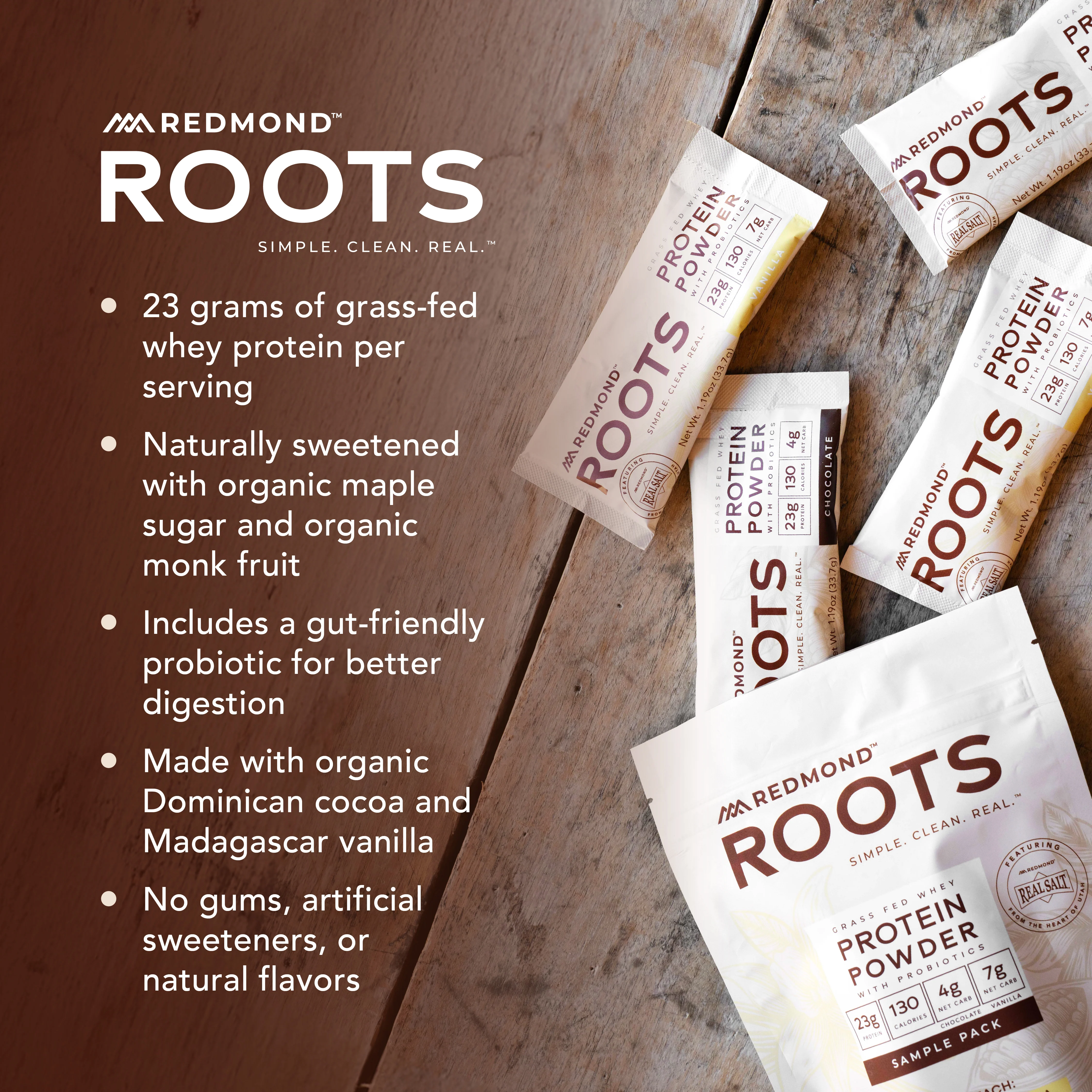 Redmond Roots Protein Powder Sample Pack (4 sticks) - Image 8